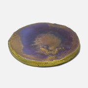 Timeless Elegance Violet and Gold Crystal Holder - Love Rocks